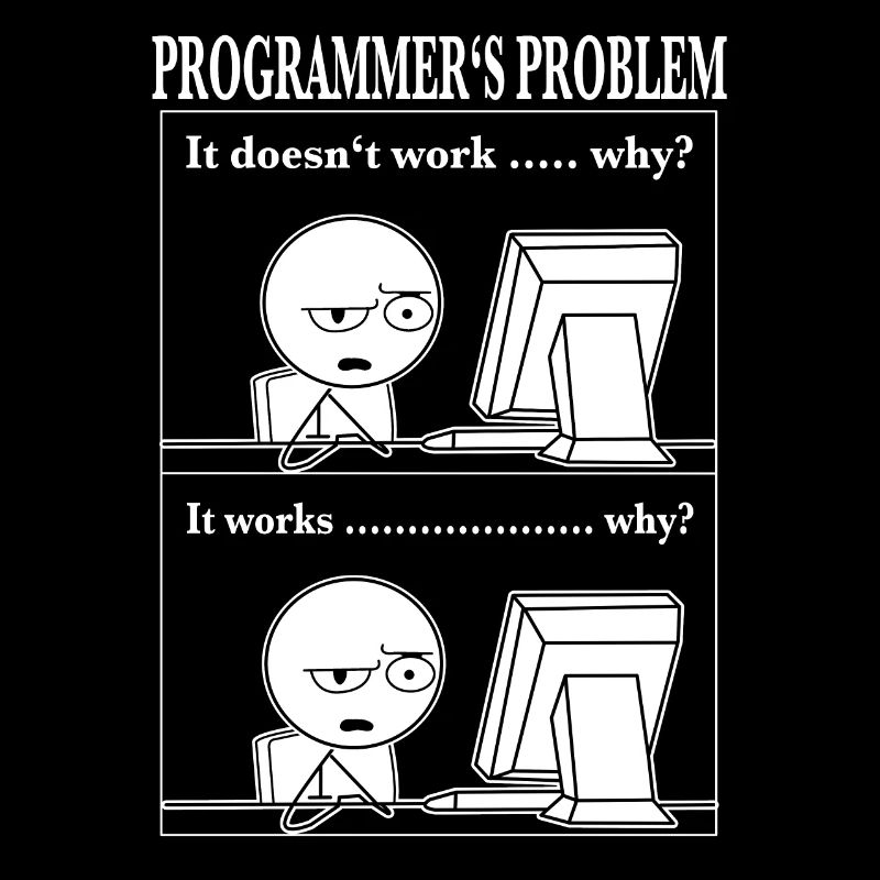 Programmeur Computer Scientist Funny Cartoon T-Shir