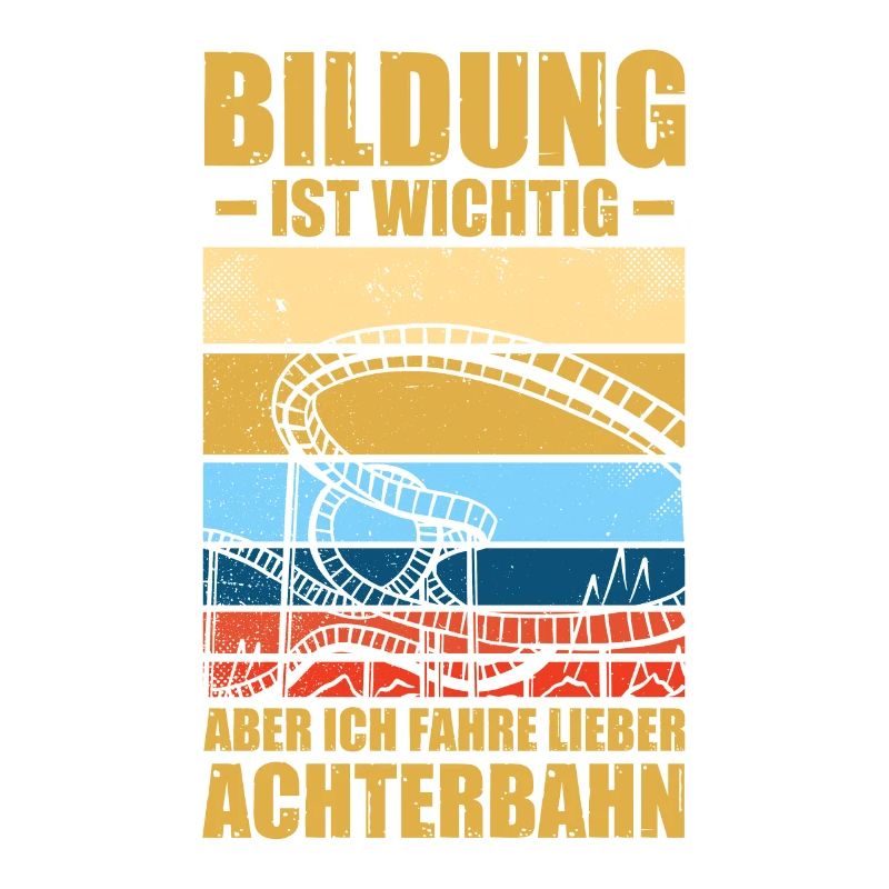 Bildung Freizeitpark Rollercoaster Achterbahn