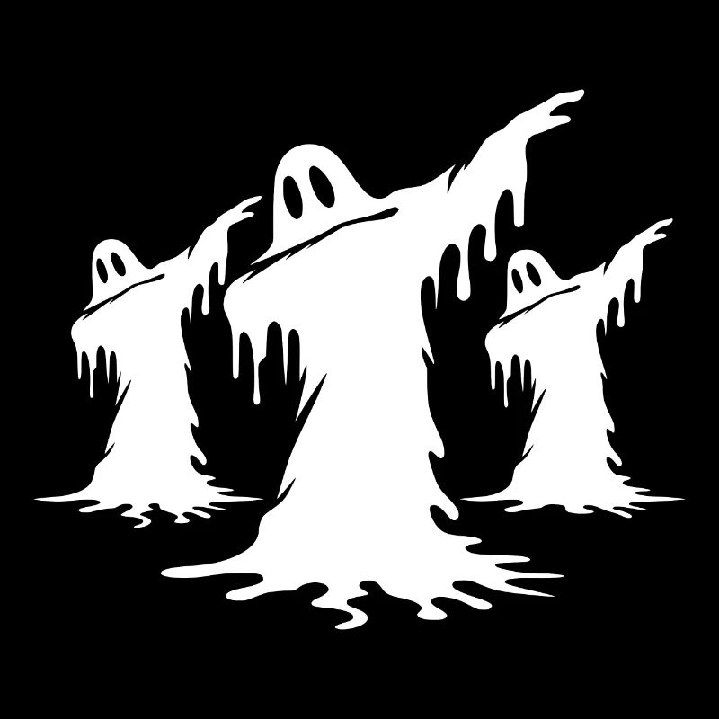 Creepy Dabbing Ghosts Ghosts Halloween