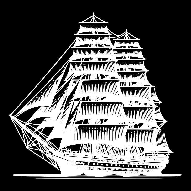 Seafarer feeling Wind and waves without engine