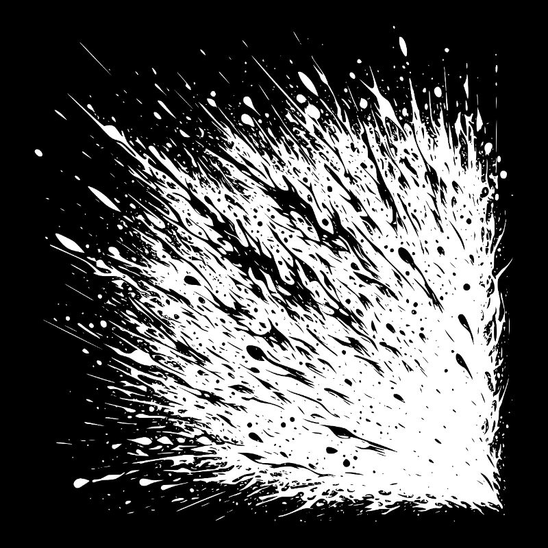 Abstract Splash Explosion When Ink Party