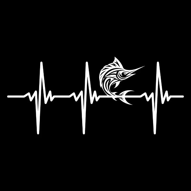 Heartbeat for jumping marlin swordfish