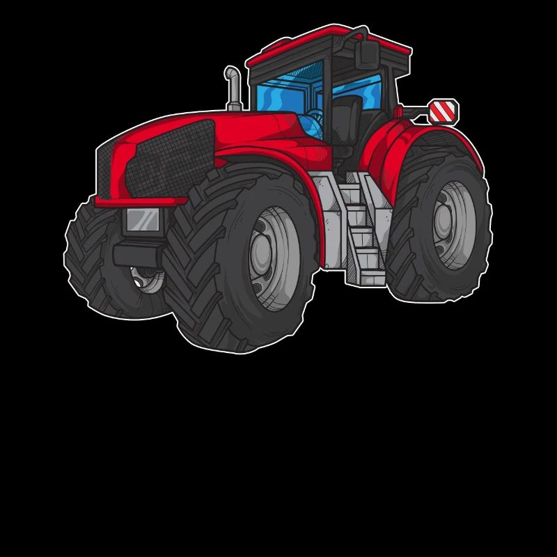 Traktor Rot Kindergeburtstag Kind Junge Geschenk