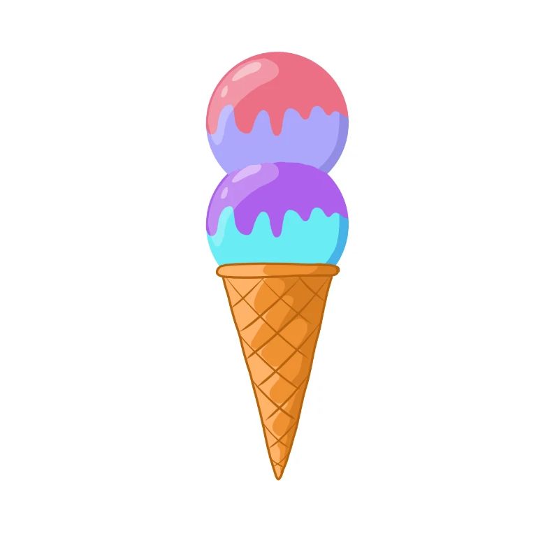Cornet de crème glacée 10