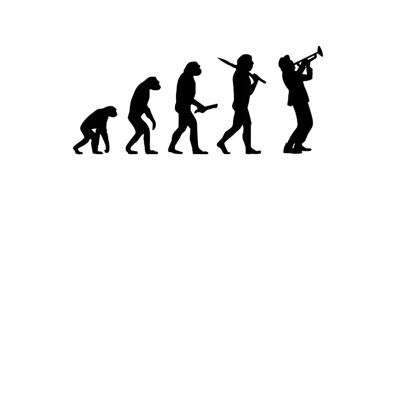 Evolution Trompete Blasmusik Musiker Geschenk Band