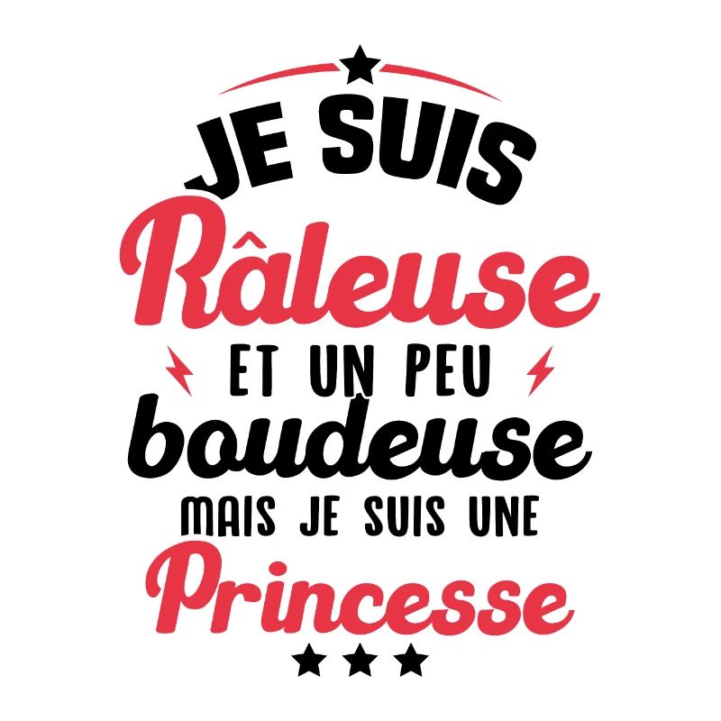 Un peu boudeuse mais je suis une princesse