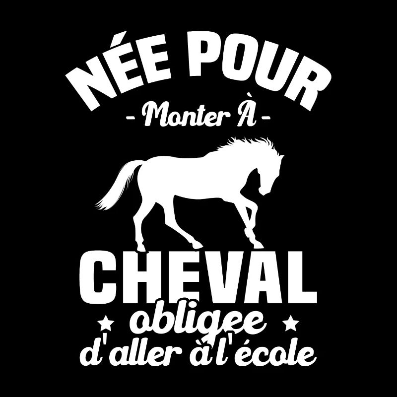 Née pour monter à cheval obligée d'aller à l'école