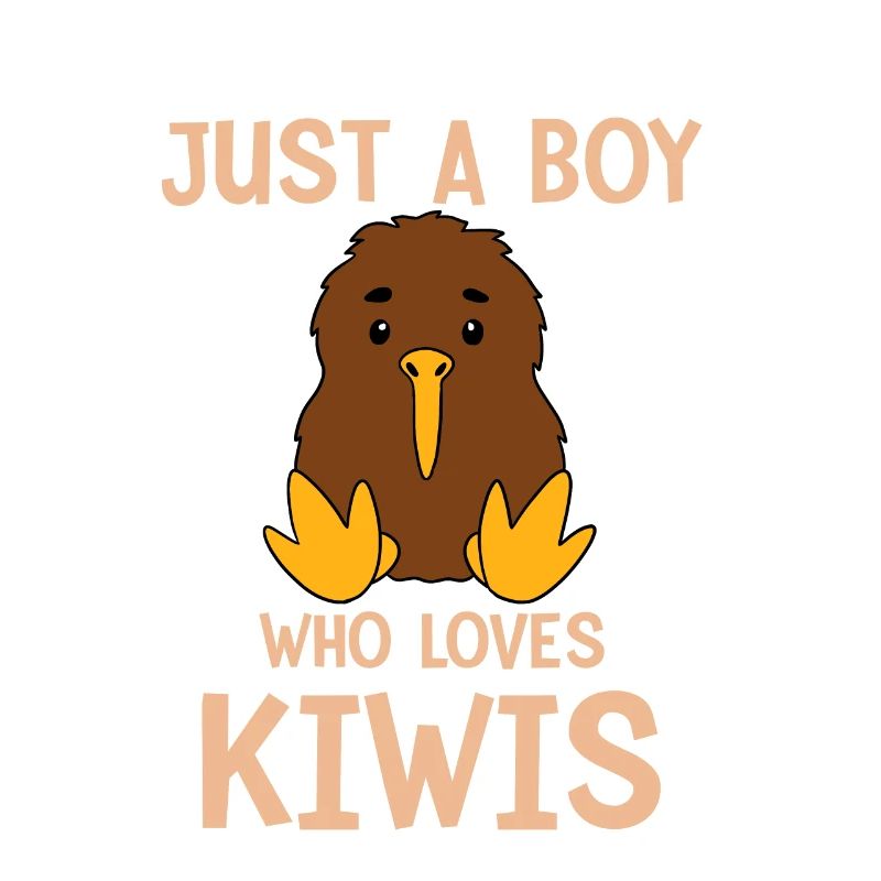 Netter Junge Der Kiwi geschenk Sitzt