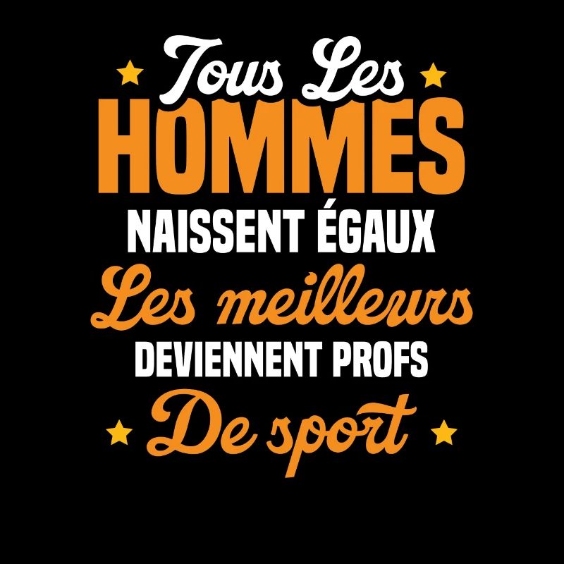 Les meilleurs hommes deviennent profs de sport