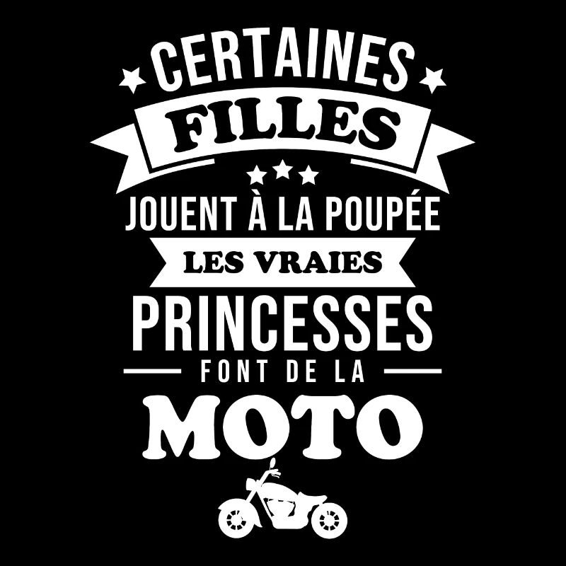 Les vraies princesse font de la moto