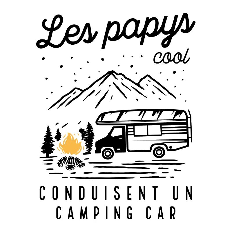Les Papys Cool Conduisent Un Camping-car