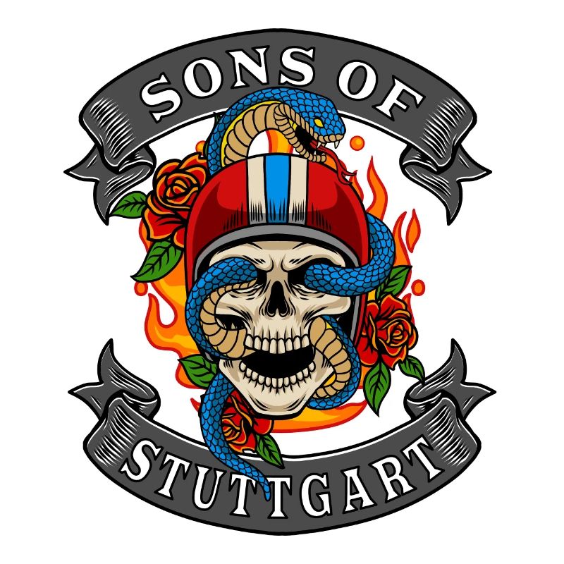 Stuttgart Biker Geschenk sons of Stuttgart