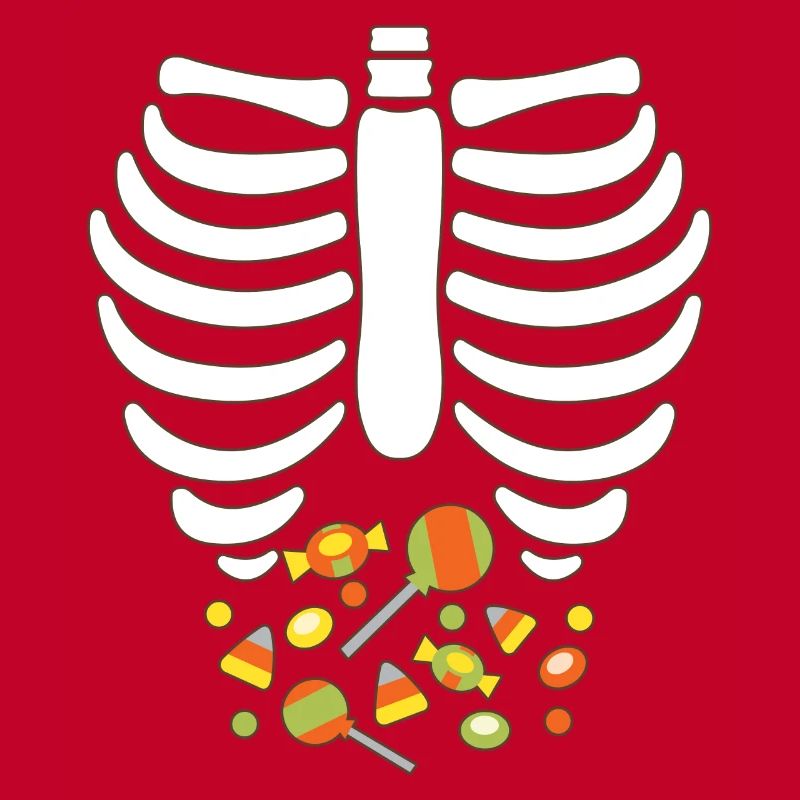 Spooky Scary Ribs Bonbons Halloween Süßes oder Saures