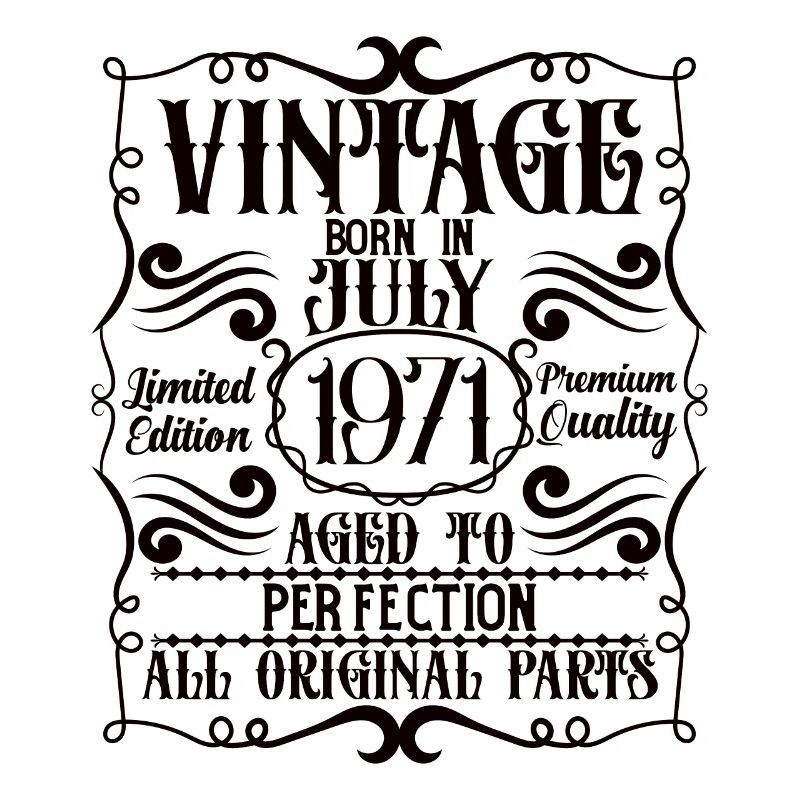 1971 Juli Geburtstag Legende