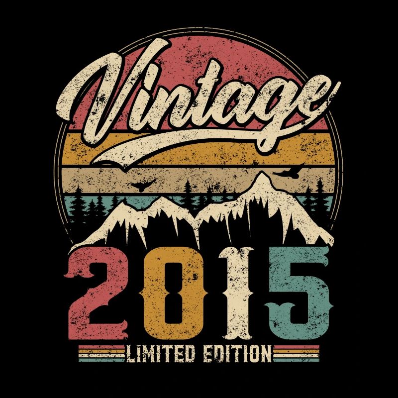 Vintage 2015 Limited Edition Geburtstagsgeschenk