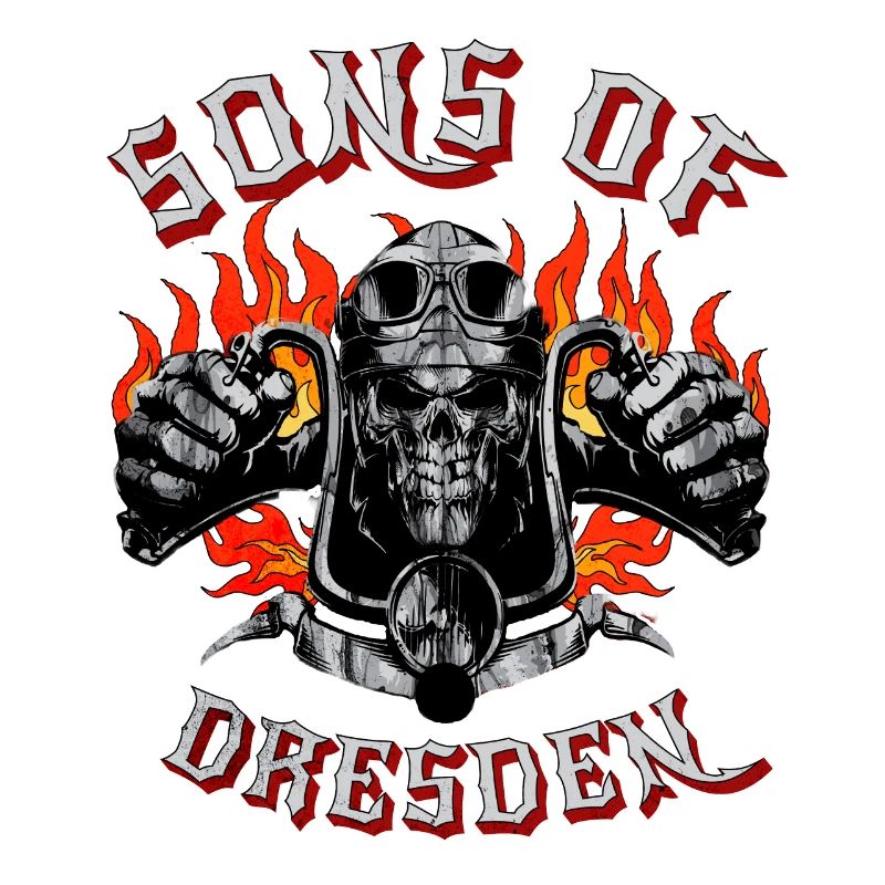 Dresde Biker Geschenk fils de Dresde