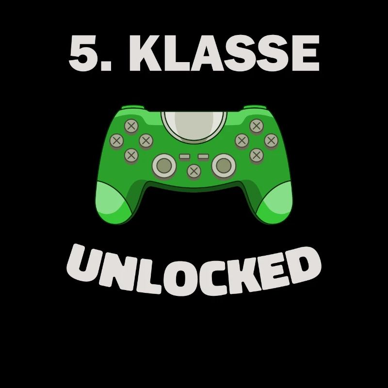 5. Klasse Gamer Deko Zocker Schule Kinder Geschenk