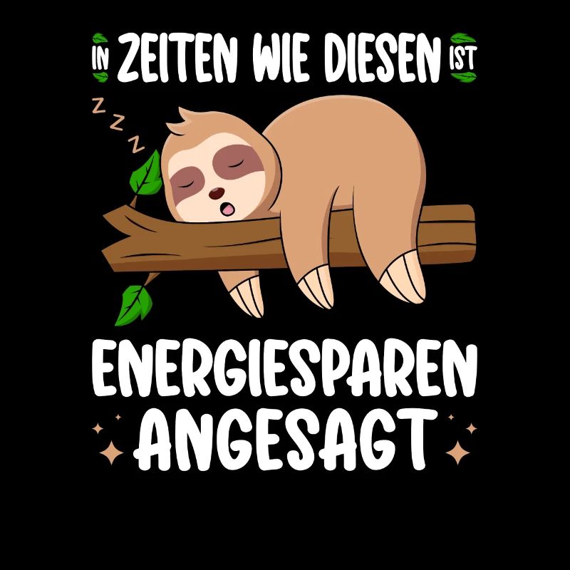 Faultier Sloth Langschläfer Nachthemd