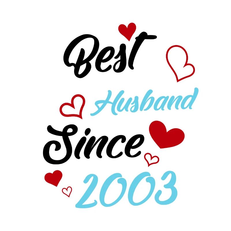 Bester Ehemann seit 2003 Hochzeit