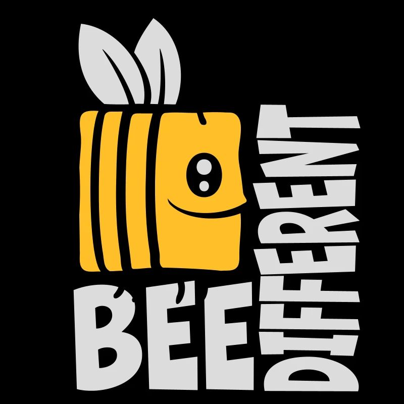 bee different Spruch Zitat
