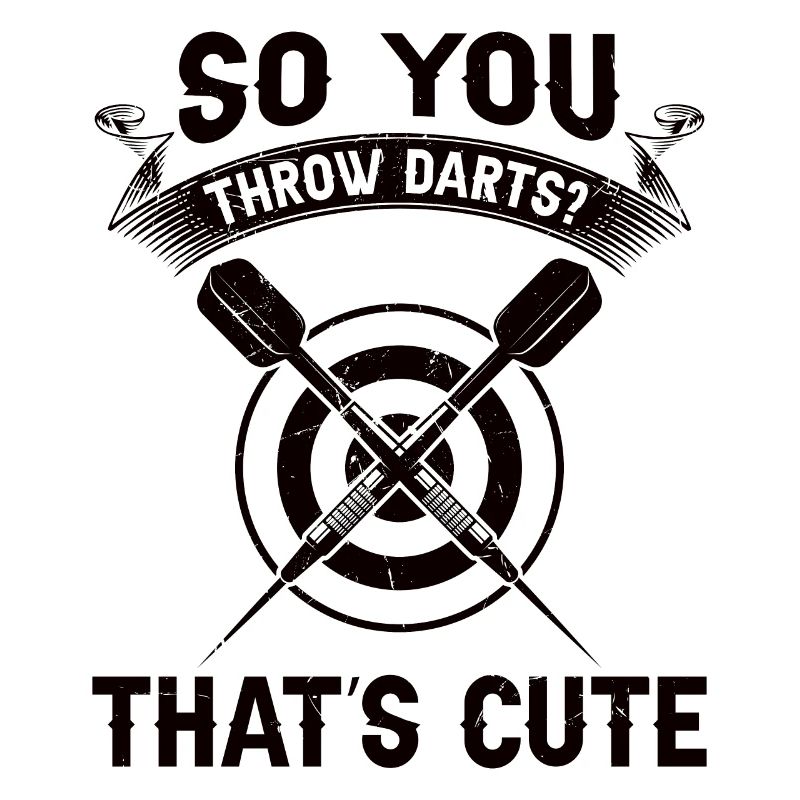 Lustiger Dart Spruch Dartscheibe Darten Geschenk