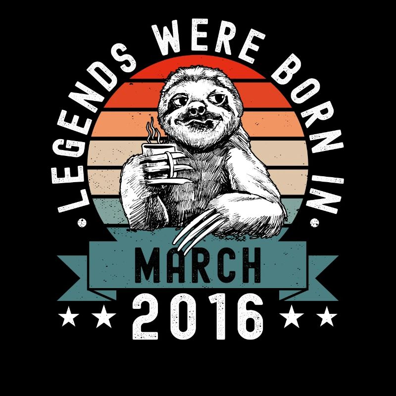 Les légendes sont nées en mars 2016 Sloth Sloth