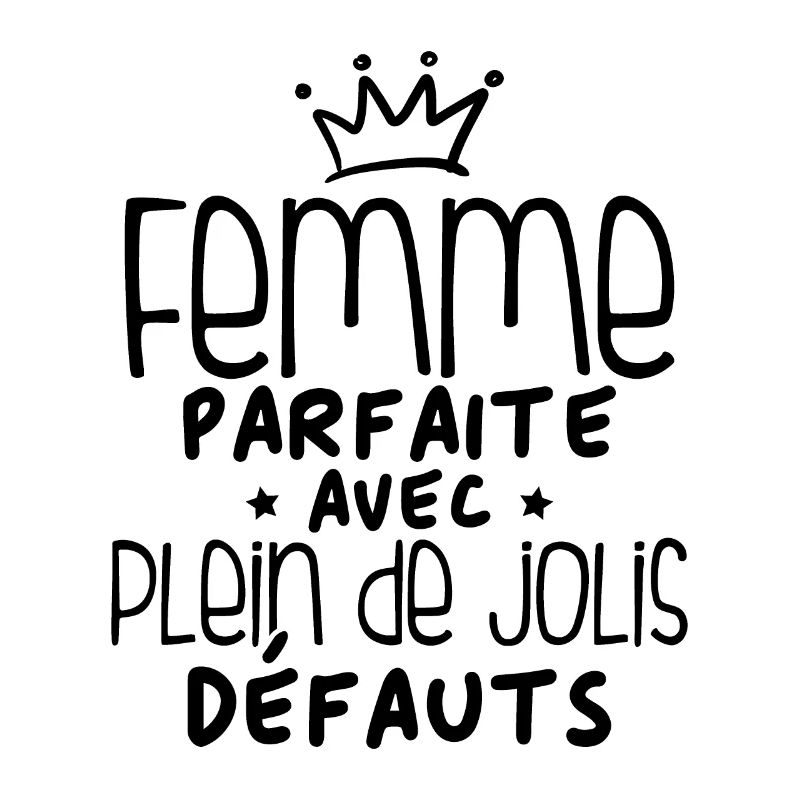 Femme parfaite avec plein de jolis défauts