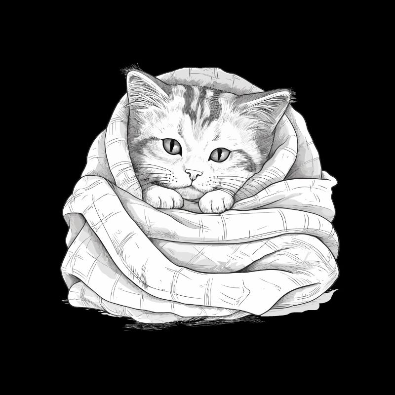 Mignon propriétaire de chat câlin endormi