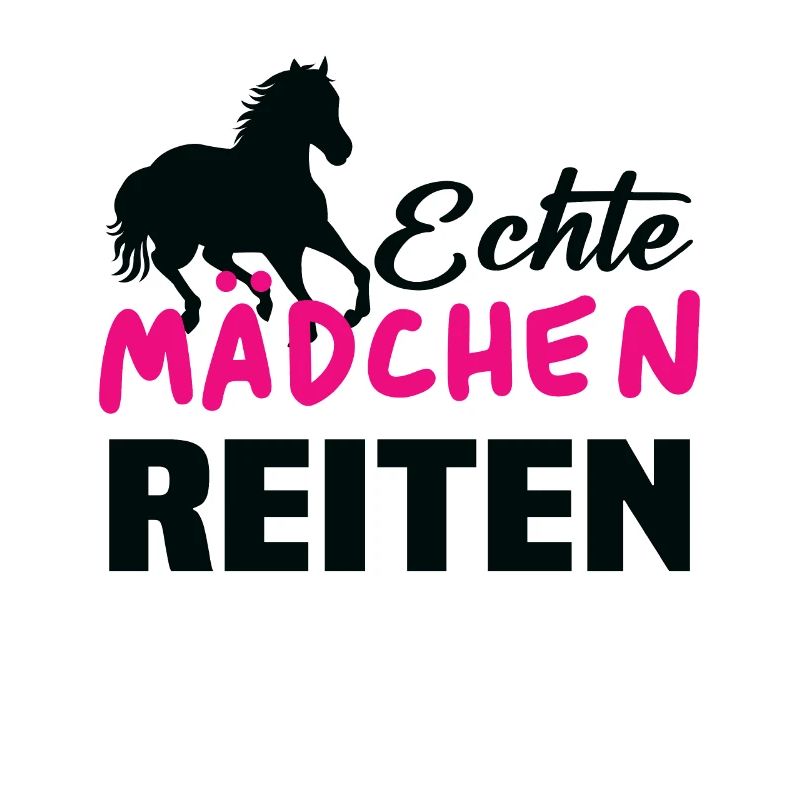 Echte mädchen reiten