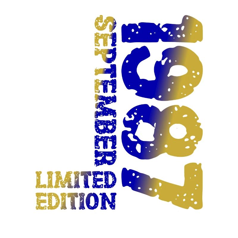 1987 Septembre Edition Limitée 36th Birthday Deco