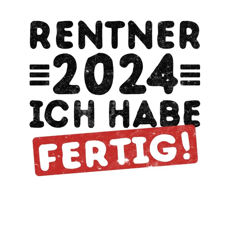 Rentner 2024 Ruhestand Geschenk