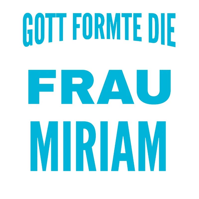 Conception du nom Miriam