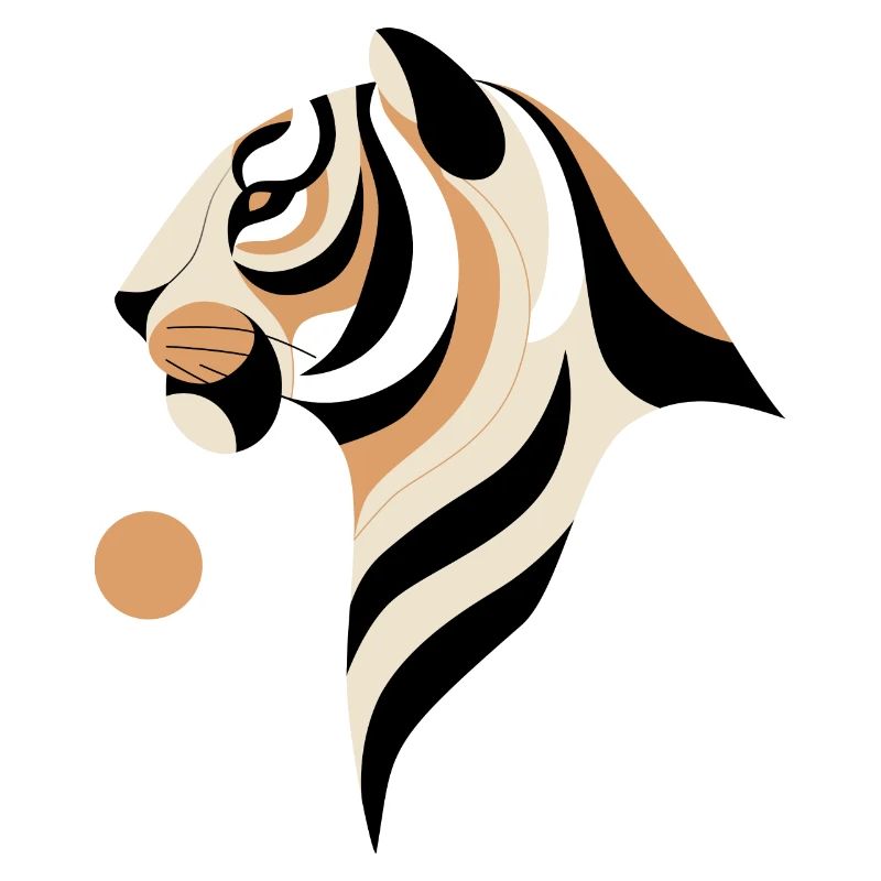 Abstract Tiger