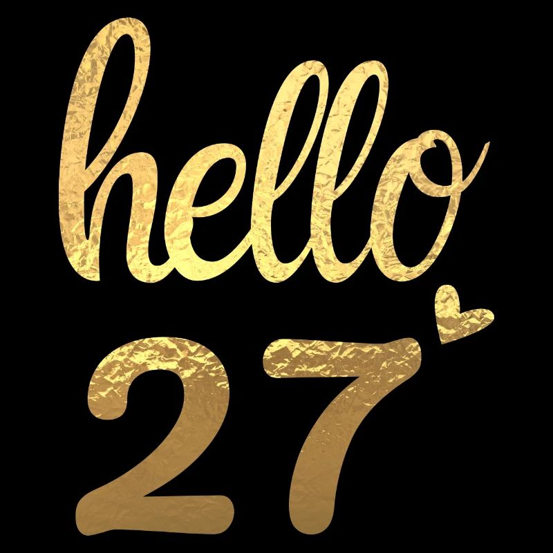 Hello 27 doré