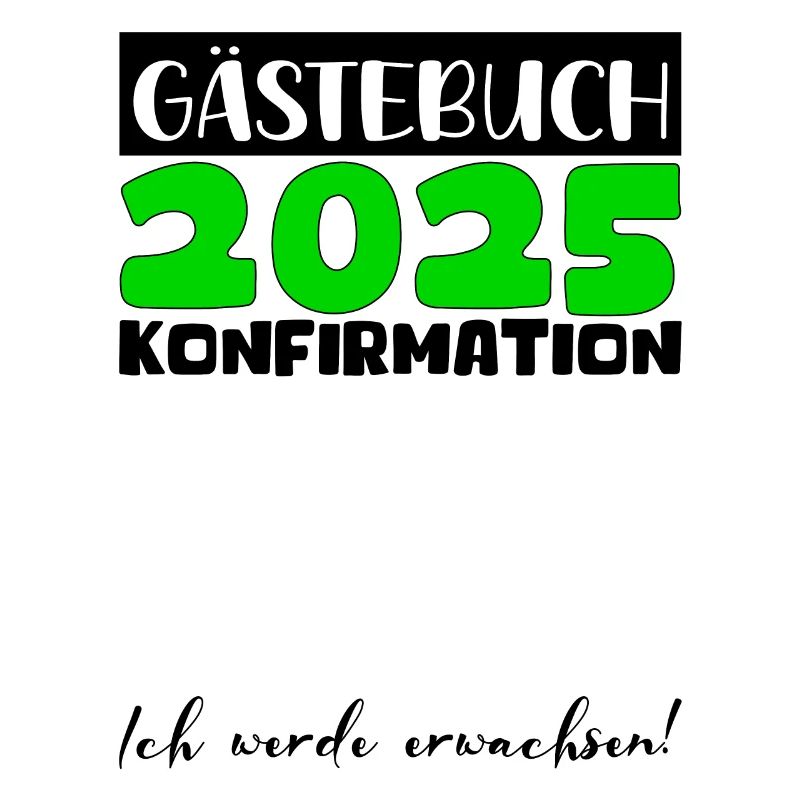Konfirmation 2025 Gästebuch Deko Mädchen Jungen