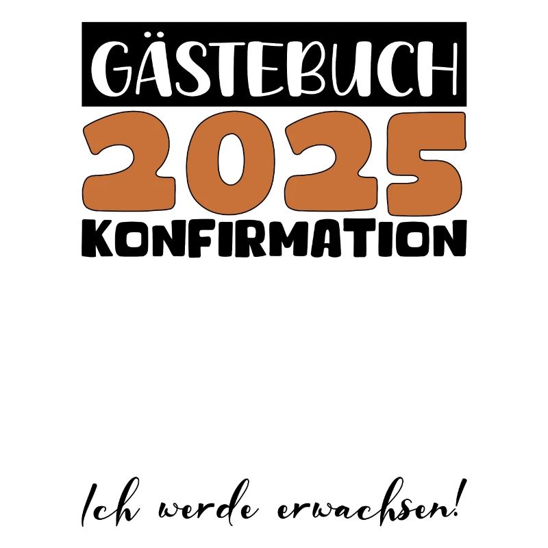 Konfirmation 2025 Gästebuch Deko Mädchen Jungen