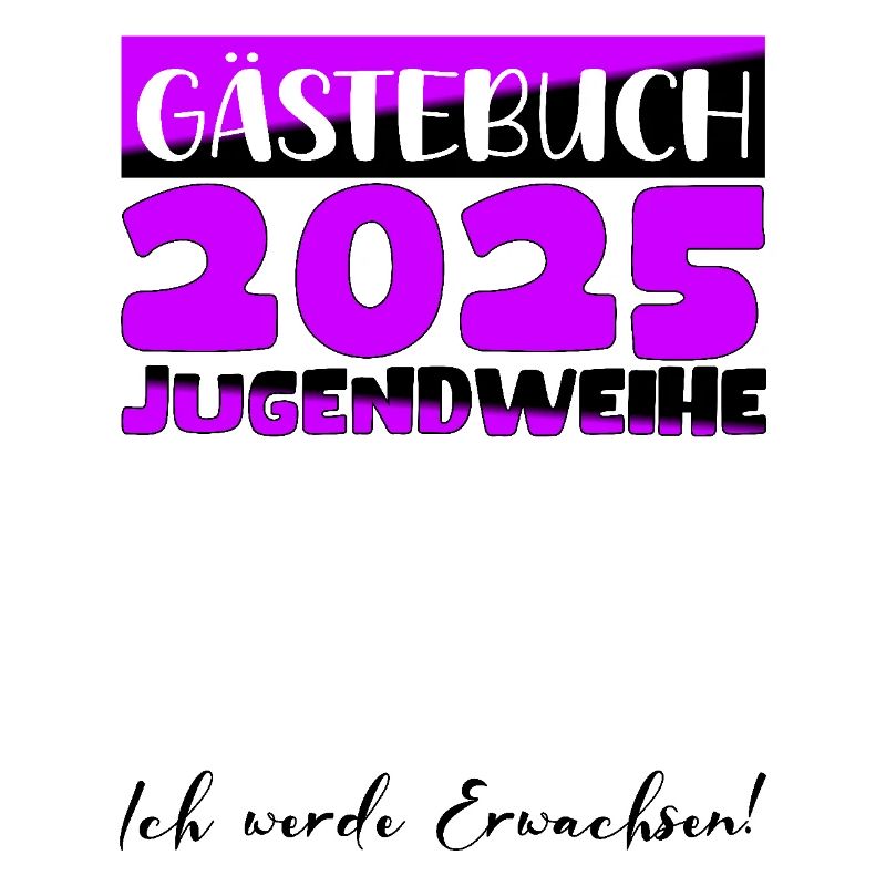 Jugendweihe 2025 Gästebuch Geschenk Mädchen Jungen