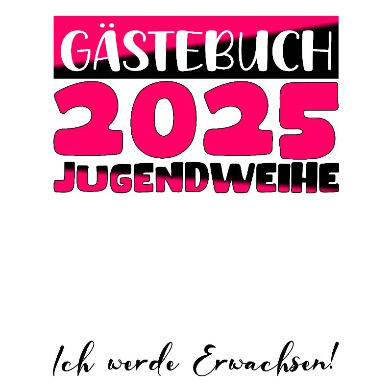 Jugendweihe 2025 Gästebuch Geschenk Mädchen Jungen