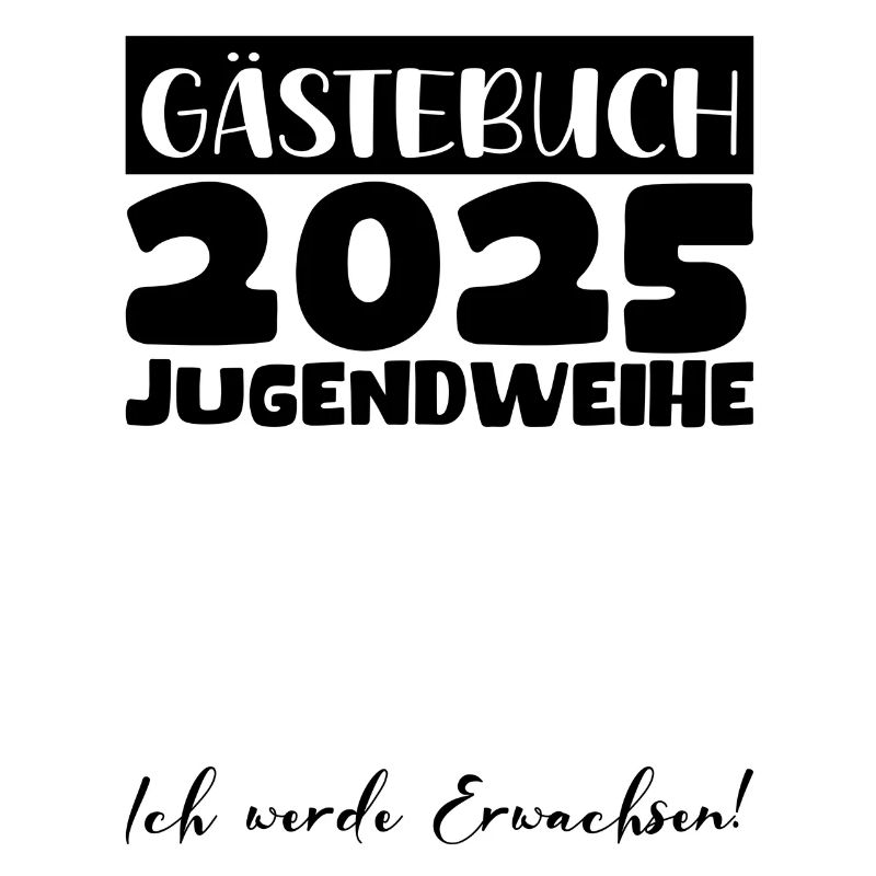 Jugendweihe 2025 Gästebuch Geschenk Mädchen Jungen