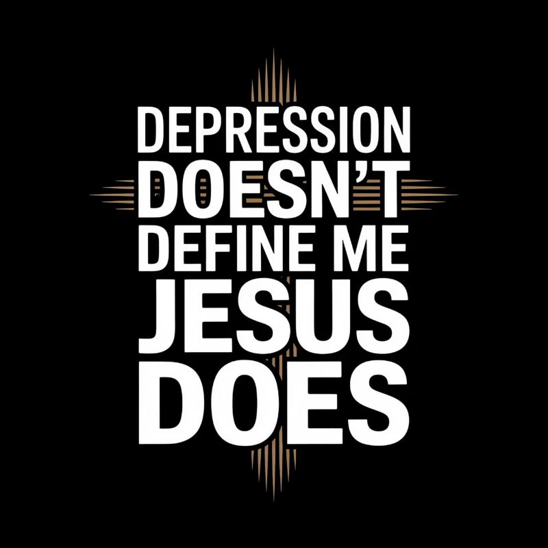 Depression doesn't define me Jesus does