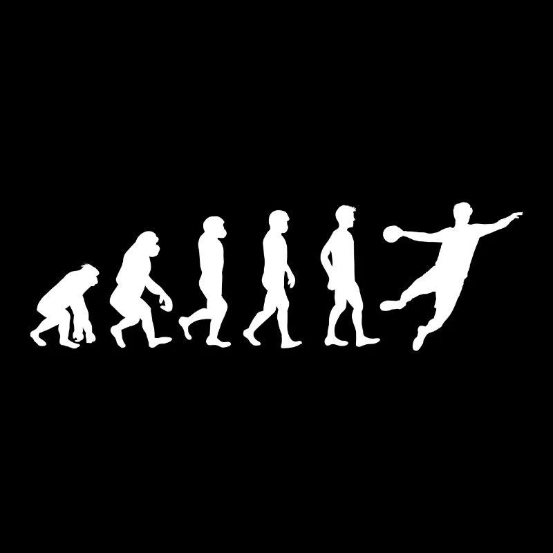Handball Handballer Evolution Geschenk