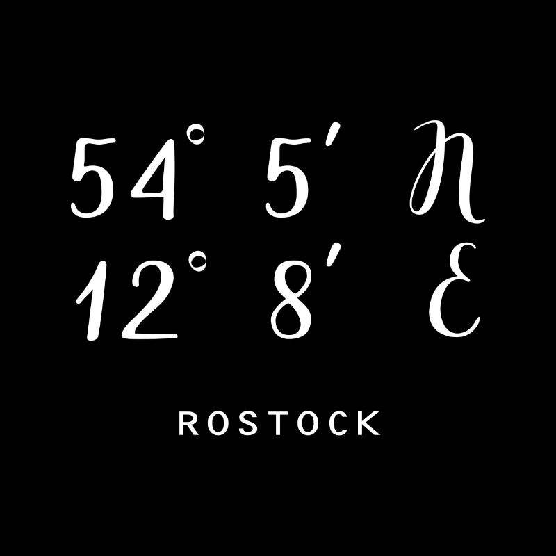 Rostock sailing Rostock coordinates gift