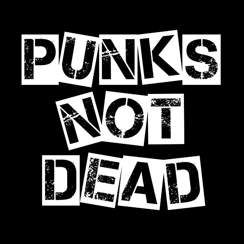 Punks not dead punk rock punk anarchy gift