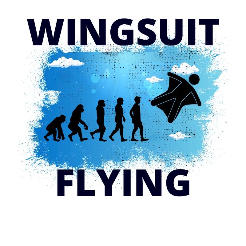 Wingsuit volant Base Jumping Skydiving Evolution