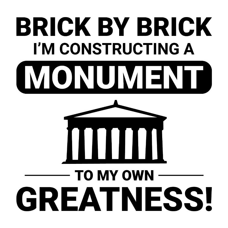 Monumental Brick Mastery: Humorous Bricklayer
