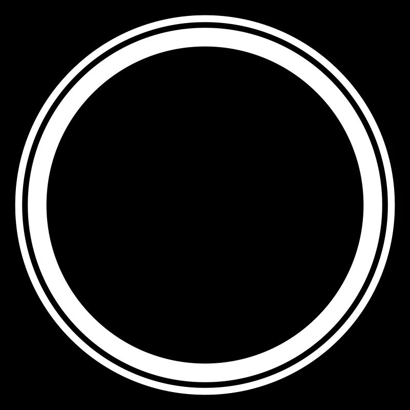 Circle empty symbol placeholder