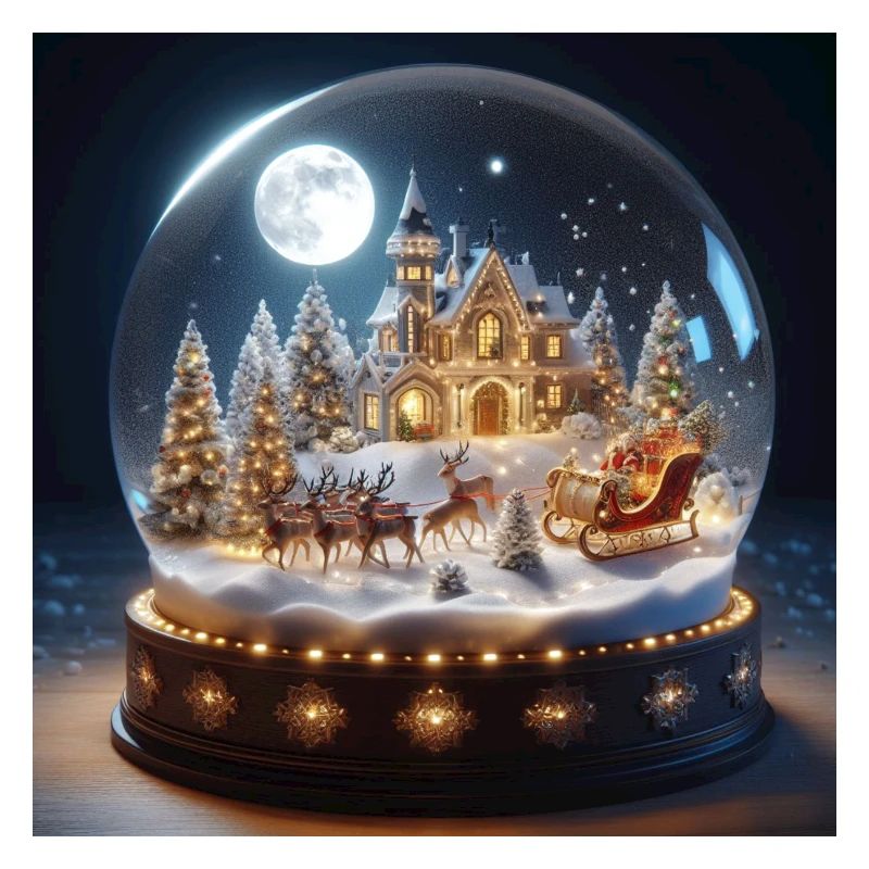 Weihnachtsbaum Mitternachtsmesse Weihnachtsmann Geschenke