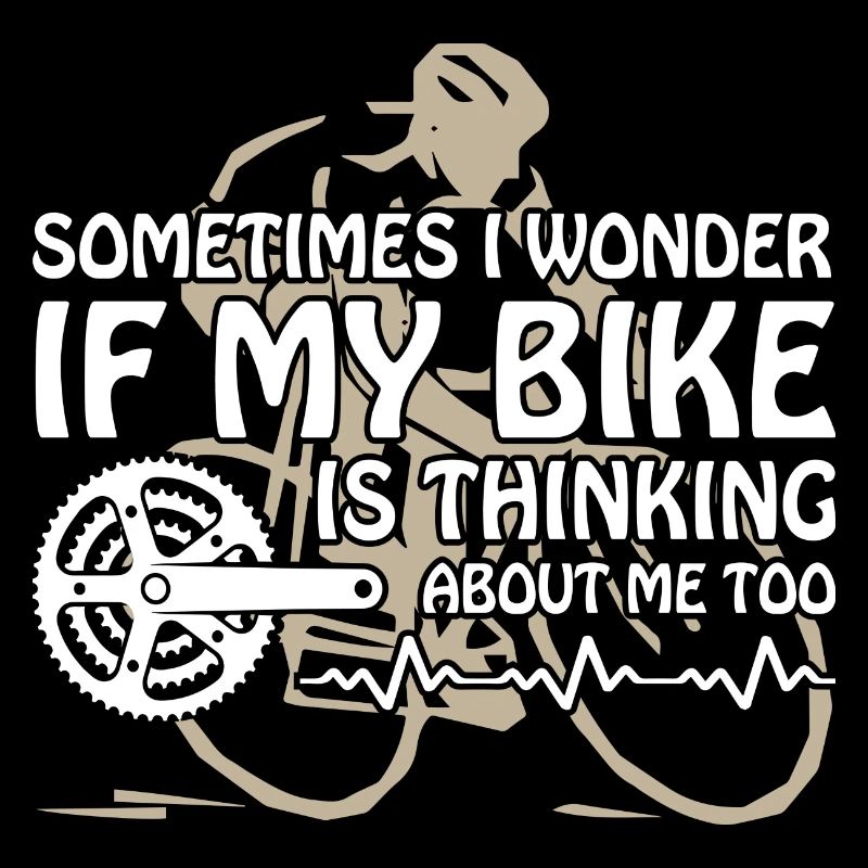 Je me demande si mon vélo pense à moi à vélo
