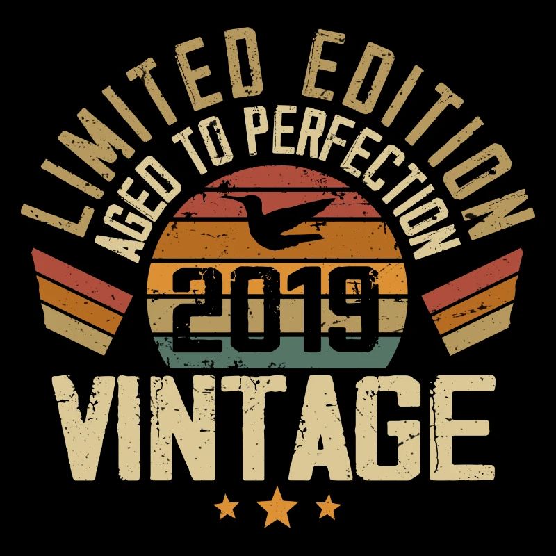 Vintage 2019 Retro Geburtstagsgeschenk 2019