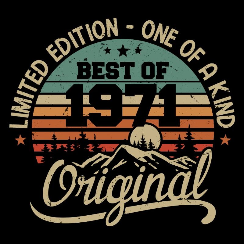 Vintage 1971 Legend - Retro Geburtstagsgeschenk